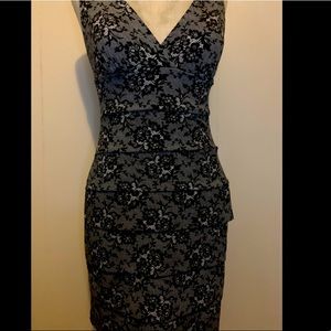 Beautiful Black and White Mini-Dress!